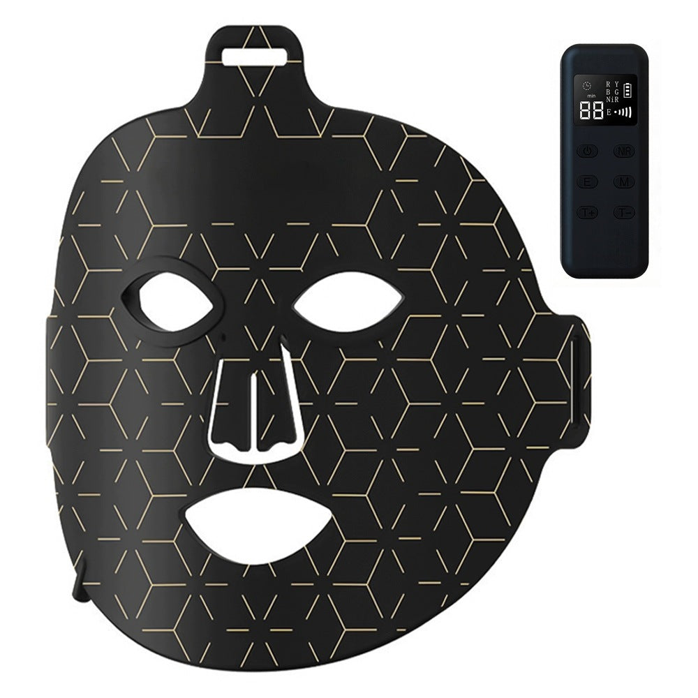 ANTI-AGING FACE MASK WITH LED LIGHTING CHARGER REMOTE CONTROL