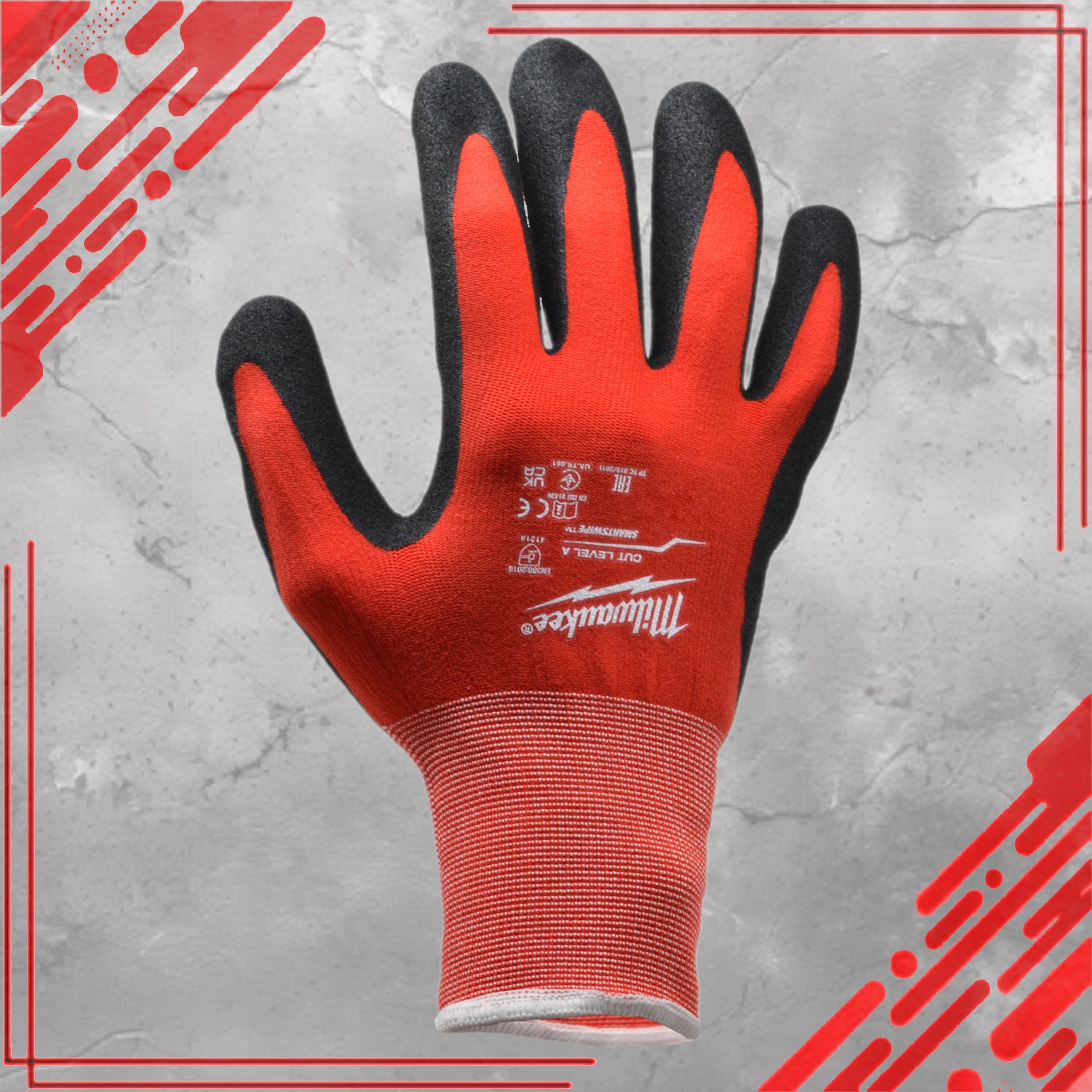 ANTI-CUT GLOVES WORK PROTECTIVE GLOVES REINFORCED XL/10 Packaging status original