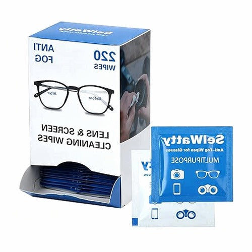 ANTI-FOG GLASSES CLEANING WIPES 110 PCS PACKED