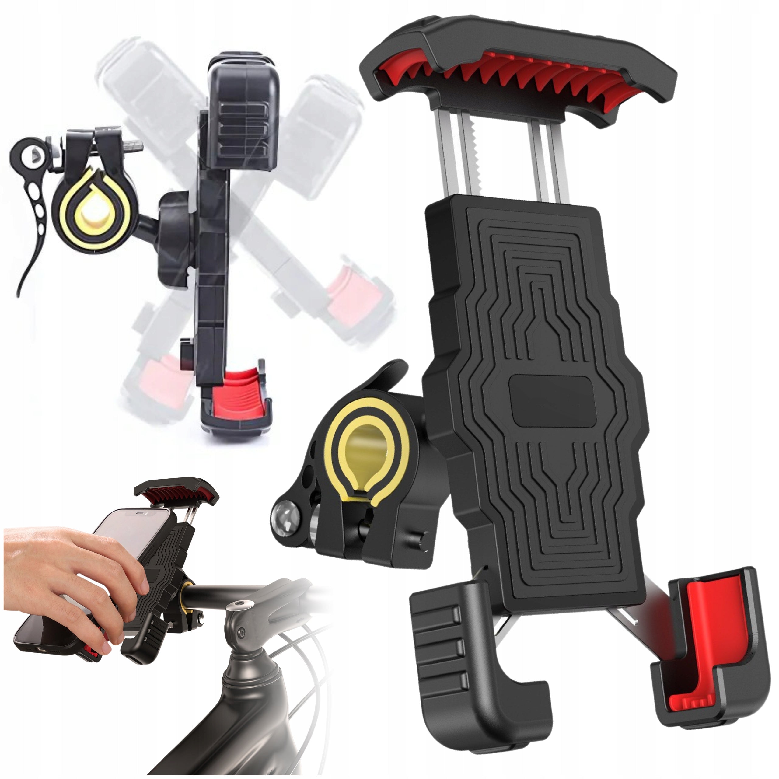 ANTI-SHOCK BIKE HOLDER MOTOR HANDLEBAR FOR BICYCLE PHONE GXR-3