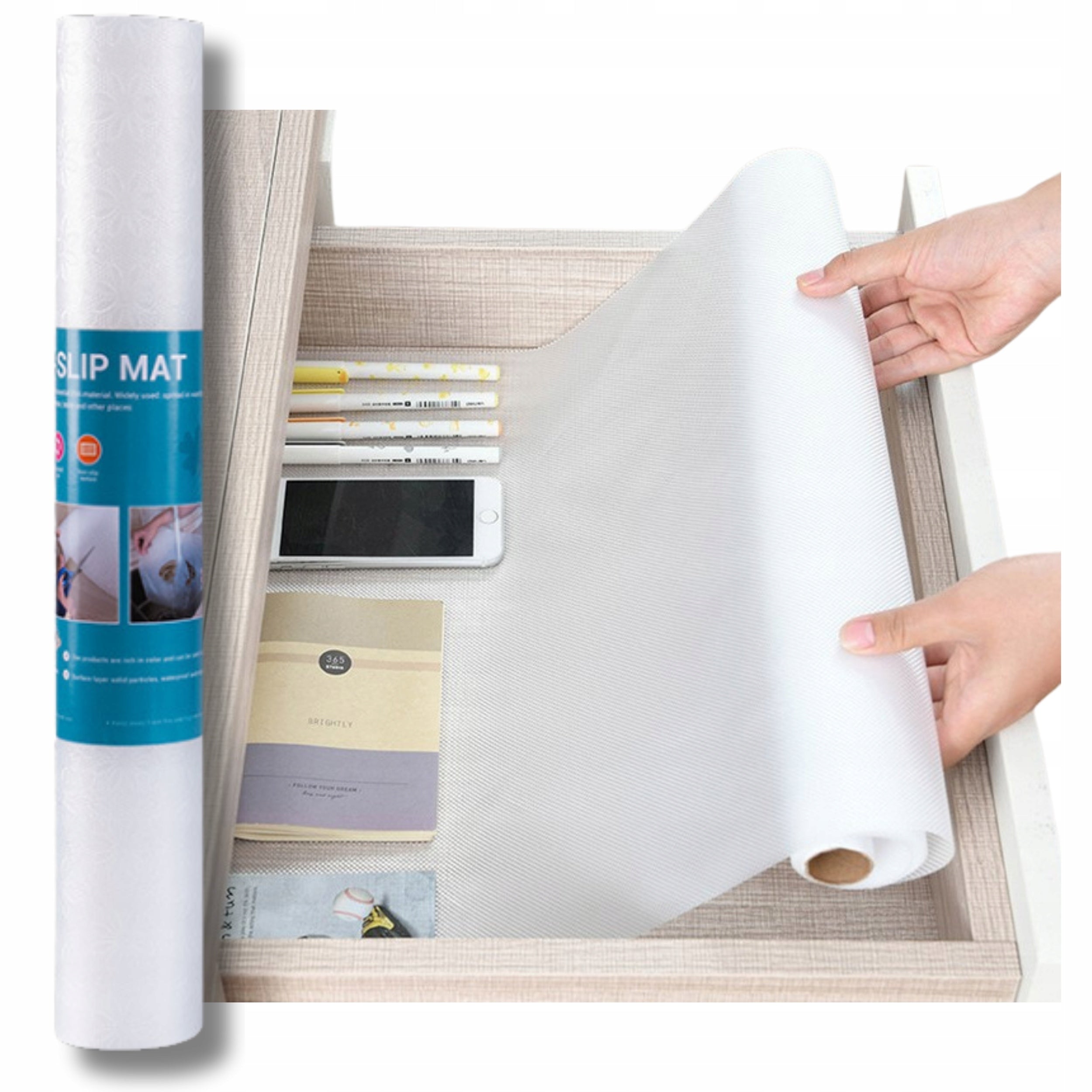 ANTI-SLIP MAT FOR CABINET DRAWERS PROTECTIVE PAD 300x50 STRONG ROLL
