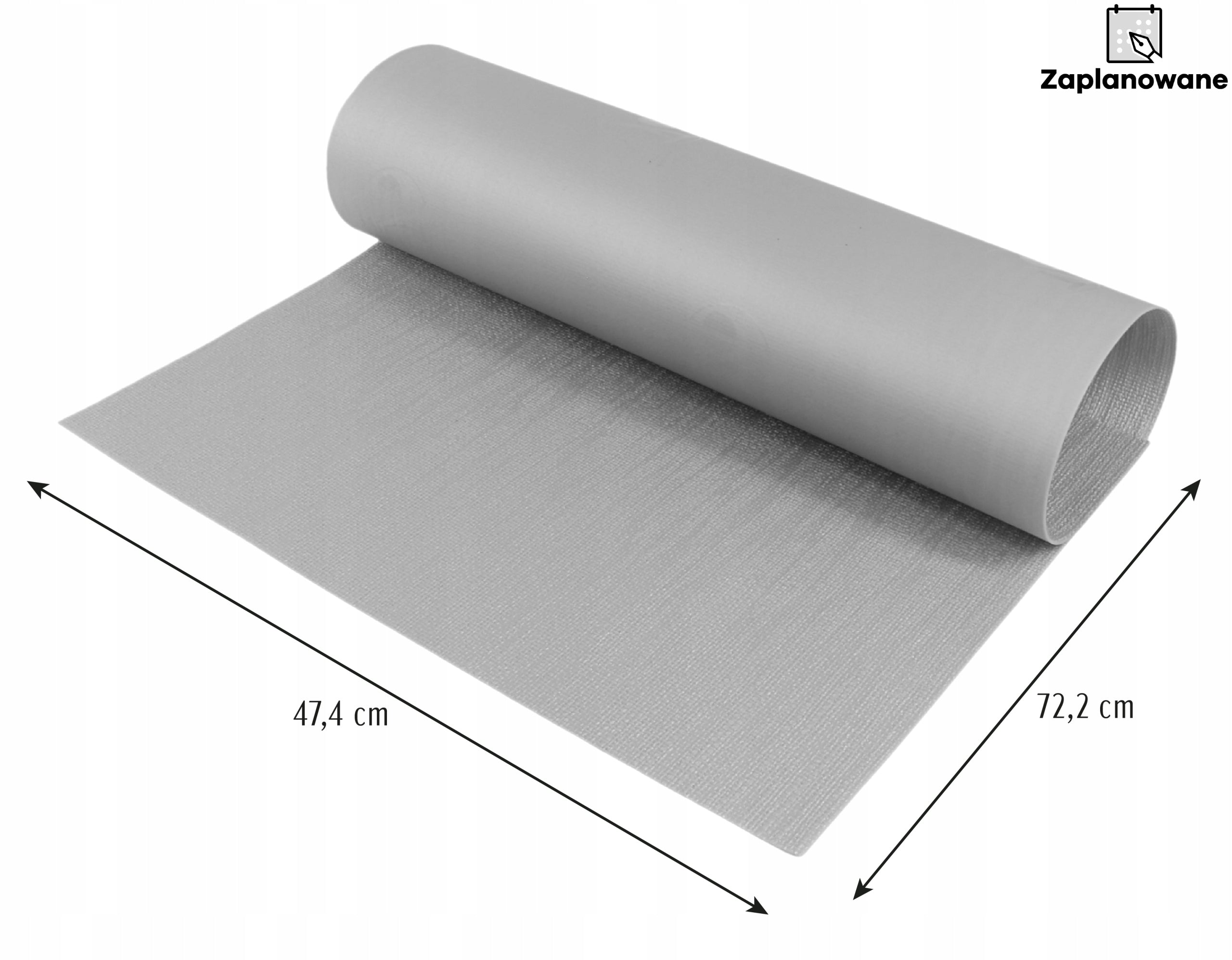 ANTI-SLIP MAT for drawers 80cm, protective gray pad 474x722mm Manufacturer code mata do szuflady 474x722mm