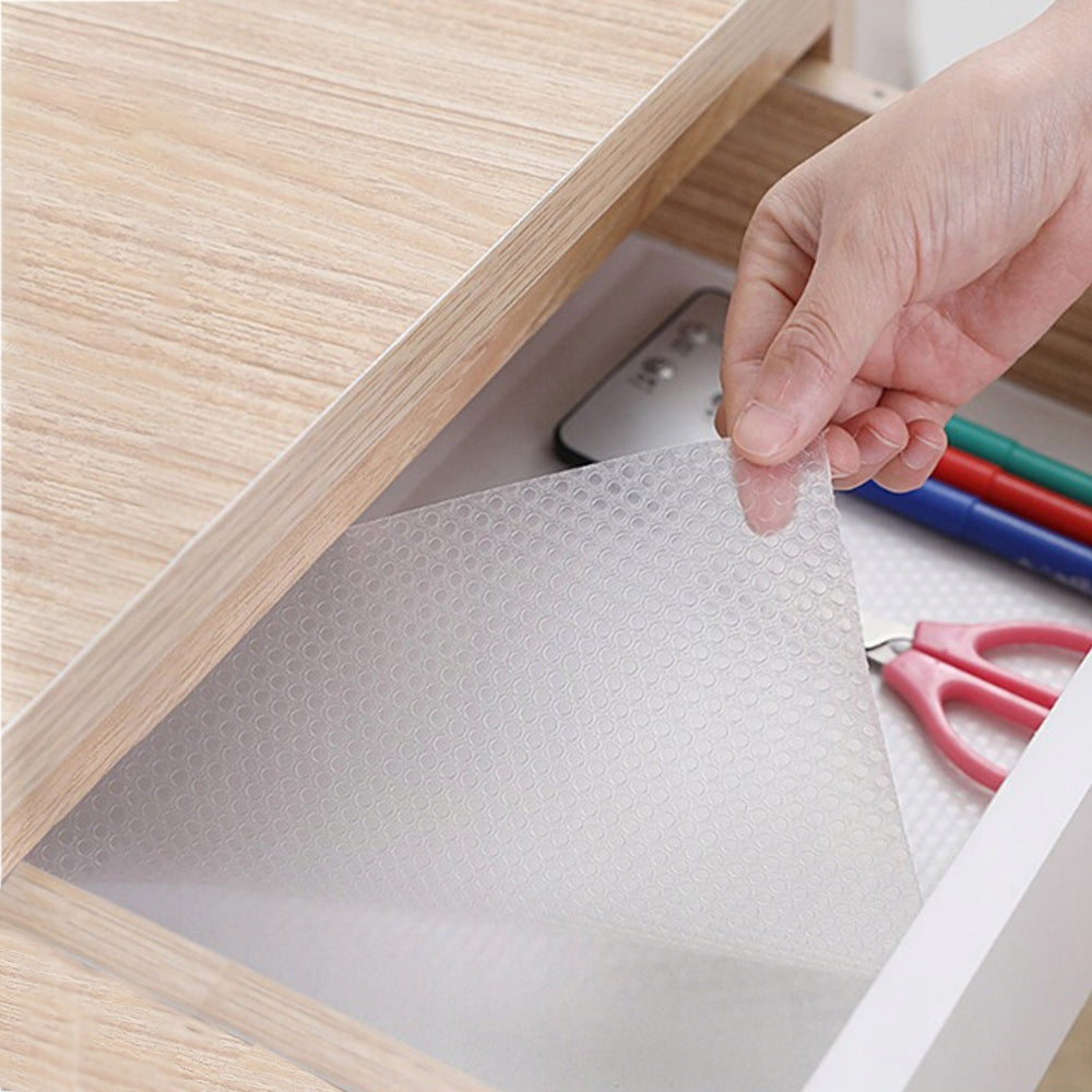 ANTI-SLIP PROTECTIVE MAT FOR CABINET DRAWERS PAD ROLL 300x50 WHITE Kind mat