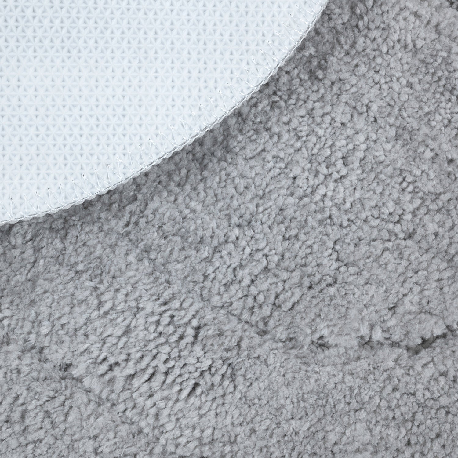 ANTI-SLIP RUG SOFT ABSORBENT GREY FOR WASHING 50x80CM Length 80 cm