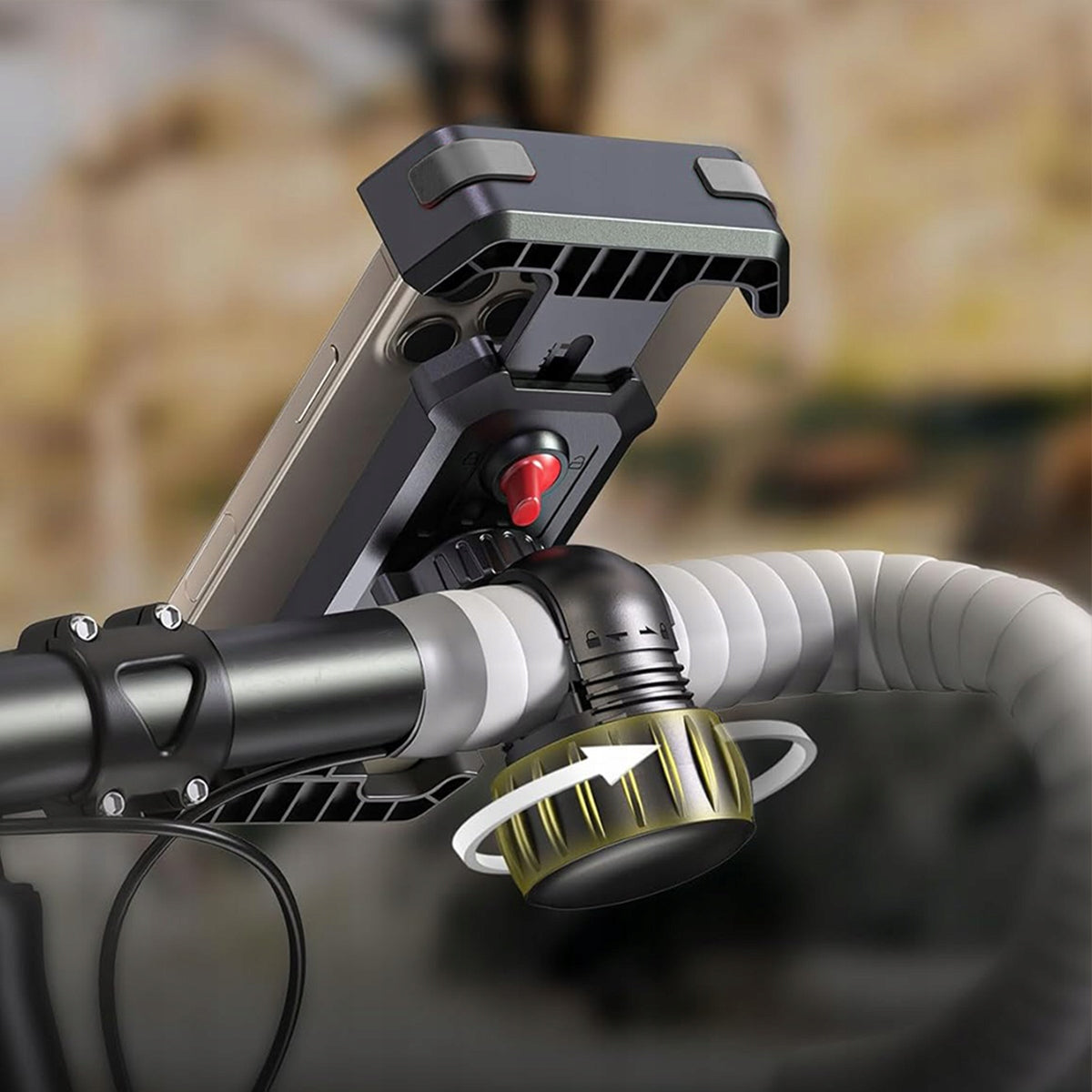 ANTI-VIBRATION MOTORCYCLE BIKE PHONE HOLDER Model 4069462696615