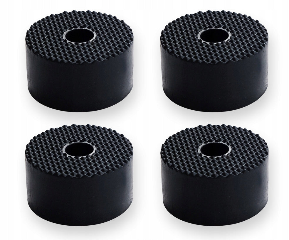 ANTI-VIBRATION RUBBER PADS FOR AUDIO SPEAKERS TURNTABLE FEET 4 PIECES