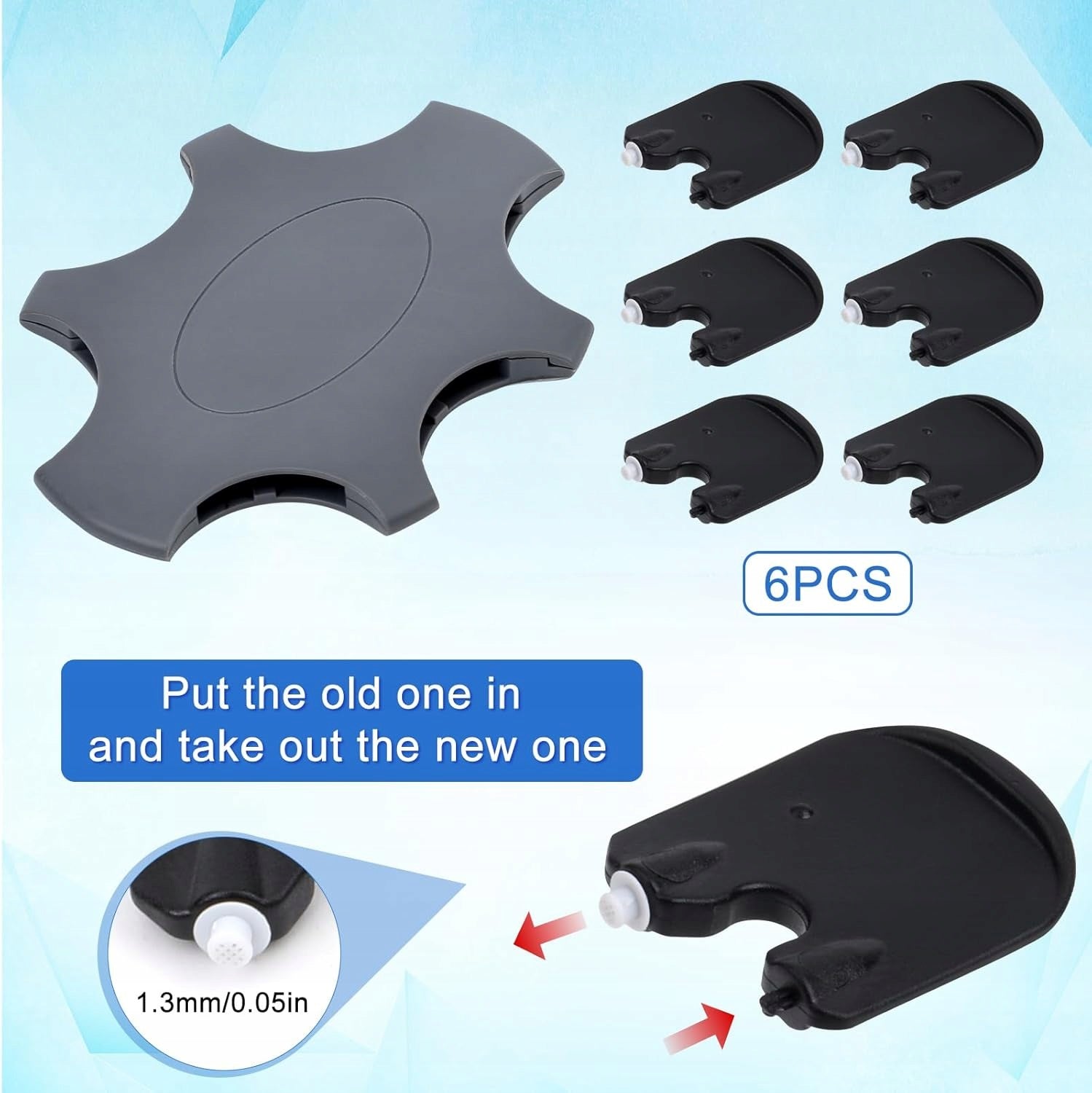 ANTI-WAX FILTERS FOR HEARING AIDS 18 PCS REPLACEABLE Medical device type accessories for a medical device or a product without an intended medical purpose