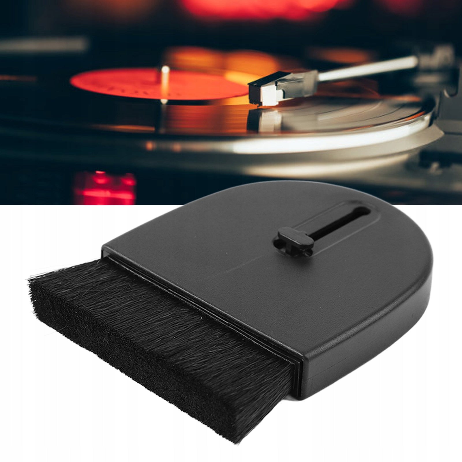 ANTISTATIC BRUSH FOR CLEANING VINYL RECORDS EASY TO USE Brand no brand