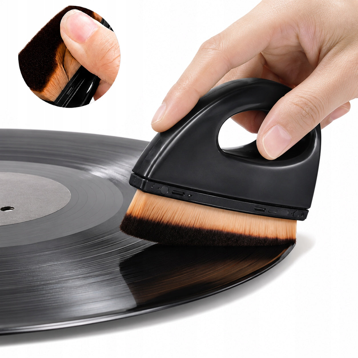 ANTISTATIC BRUSH FOR VINYL RECORDS VINYL CLEANING BRUSH