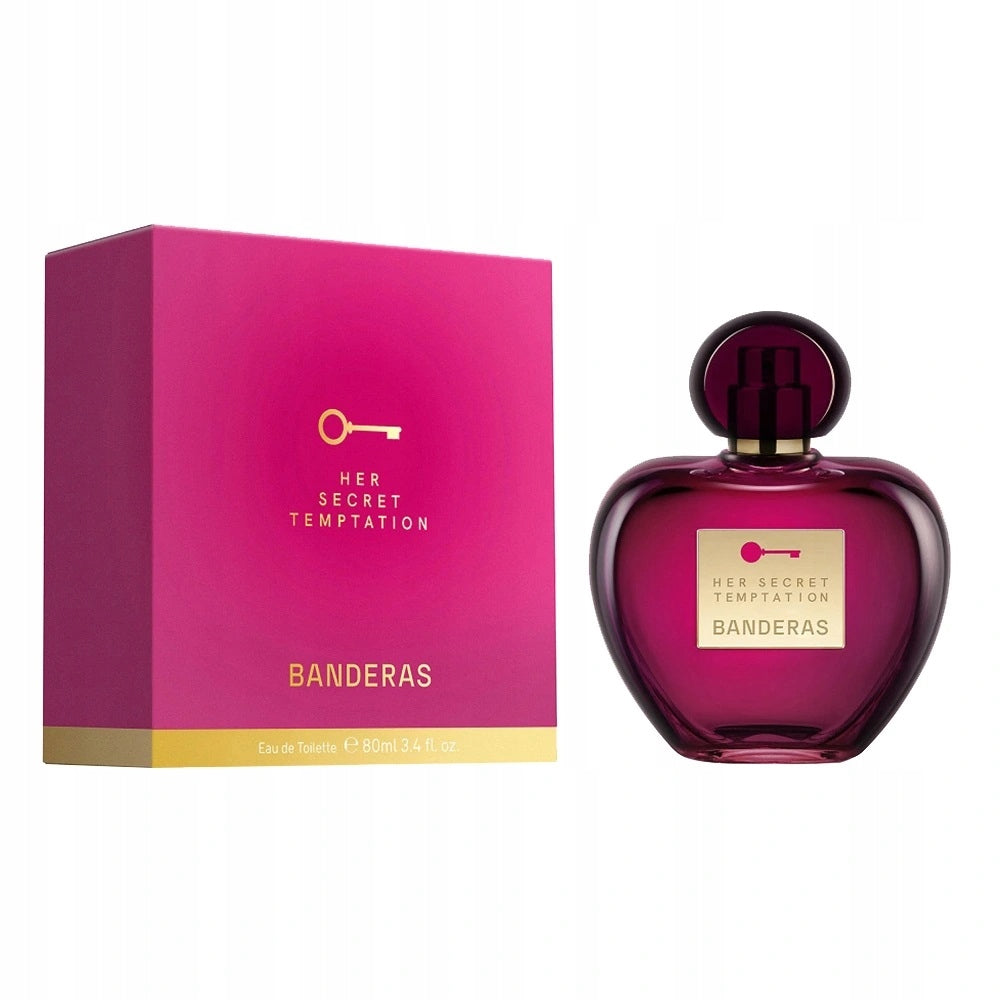 ANTONIO BANDERAS Her Secret Temptation EDT eau de toilette for women 80ml Brand Antonio Banderas