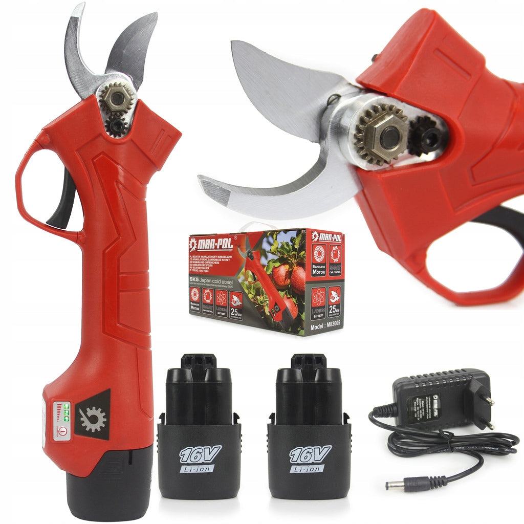ANVIL CORDLESS PRUNER GARDEN SHEARS ELECTRIC 2X BATTERY Manufacturer code M83005