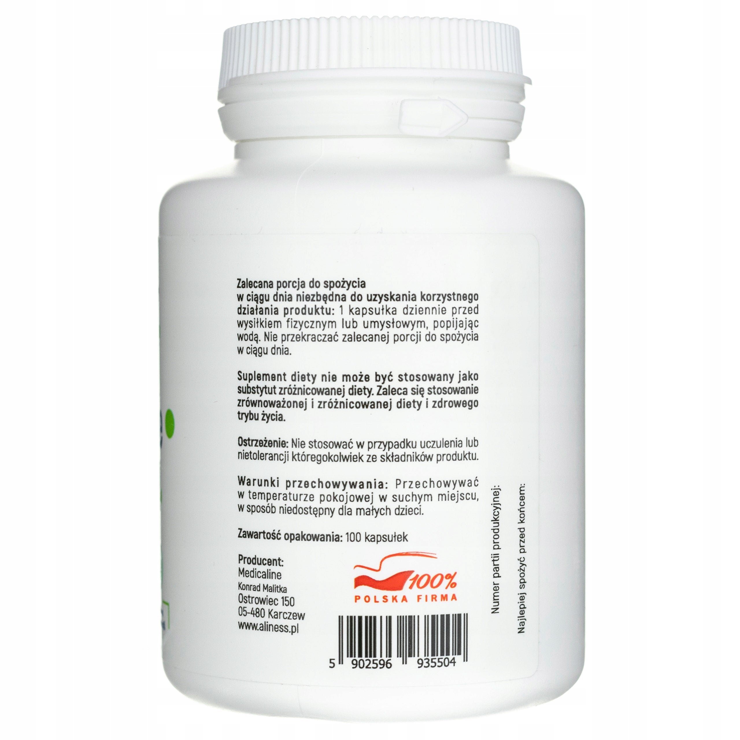 ANVITION CAFFEINE GUARANA CAFFEINE 200MG 100 CAPS Packaging status original
