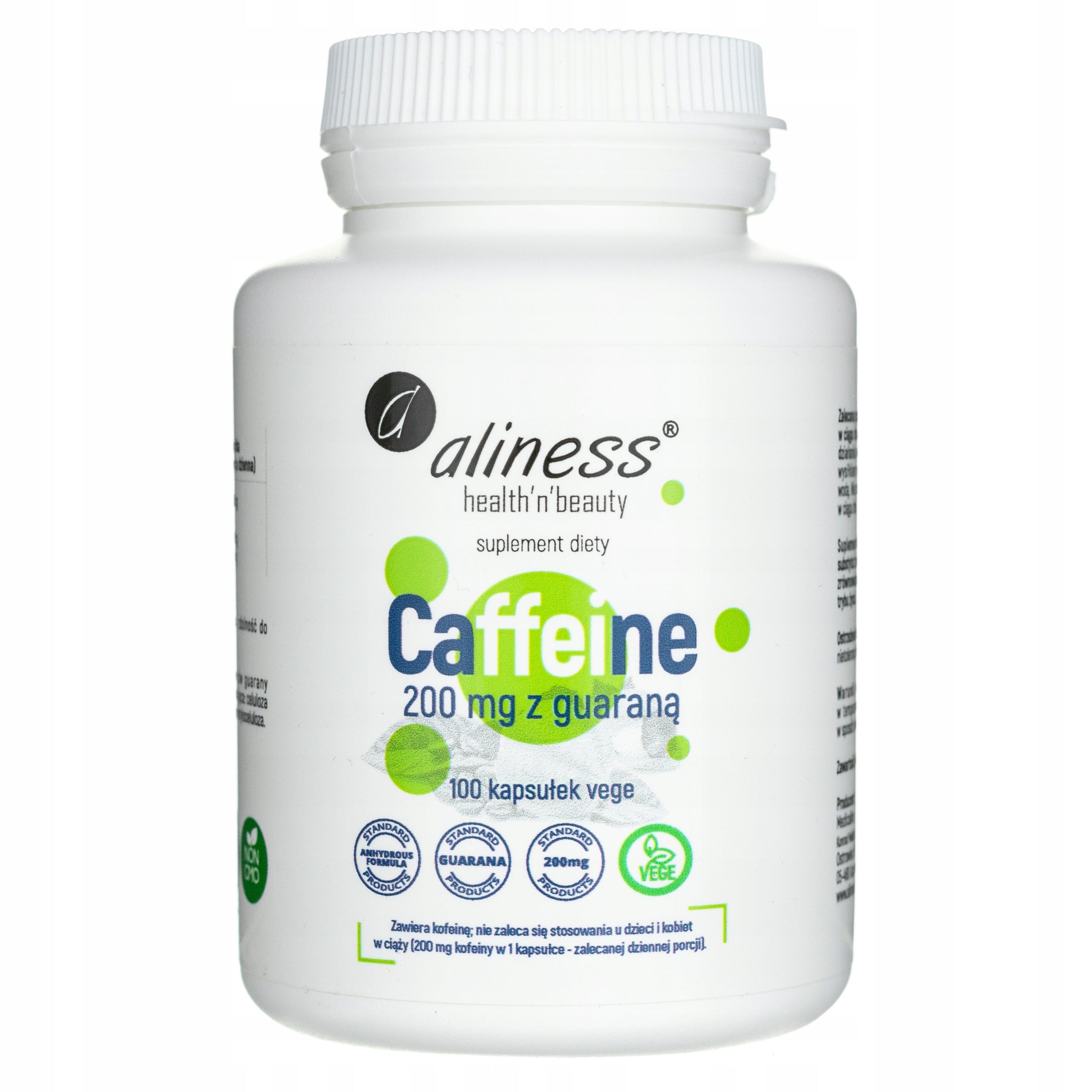 ANVITION CAFFEINE GUARANA CAFFEINE 200MG 100 CAPS