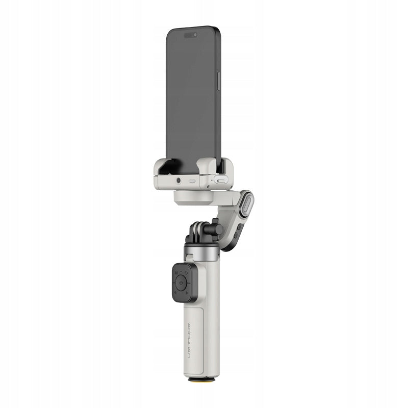 AOCHUAN Smart M3 Pro Gimbal Black AI 4in1 RGB Remote Control Tripod 360° Pro Lightweight Packaging status original