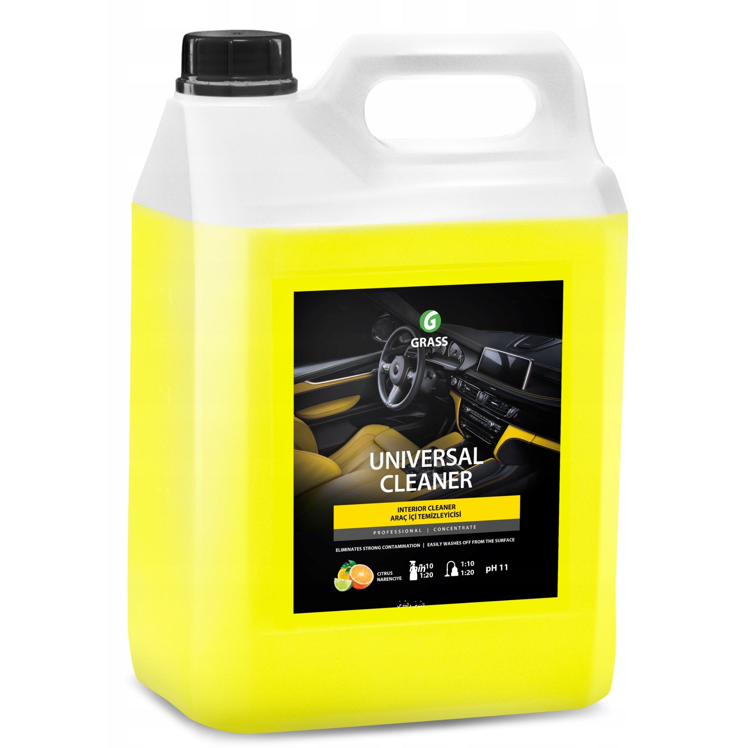 APC Concentrate for Interior and Outdoor Cars GRASS Universal Cleaner 5L Manufacturer's catalog number 125197