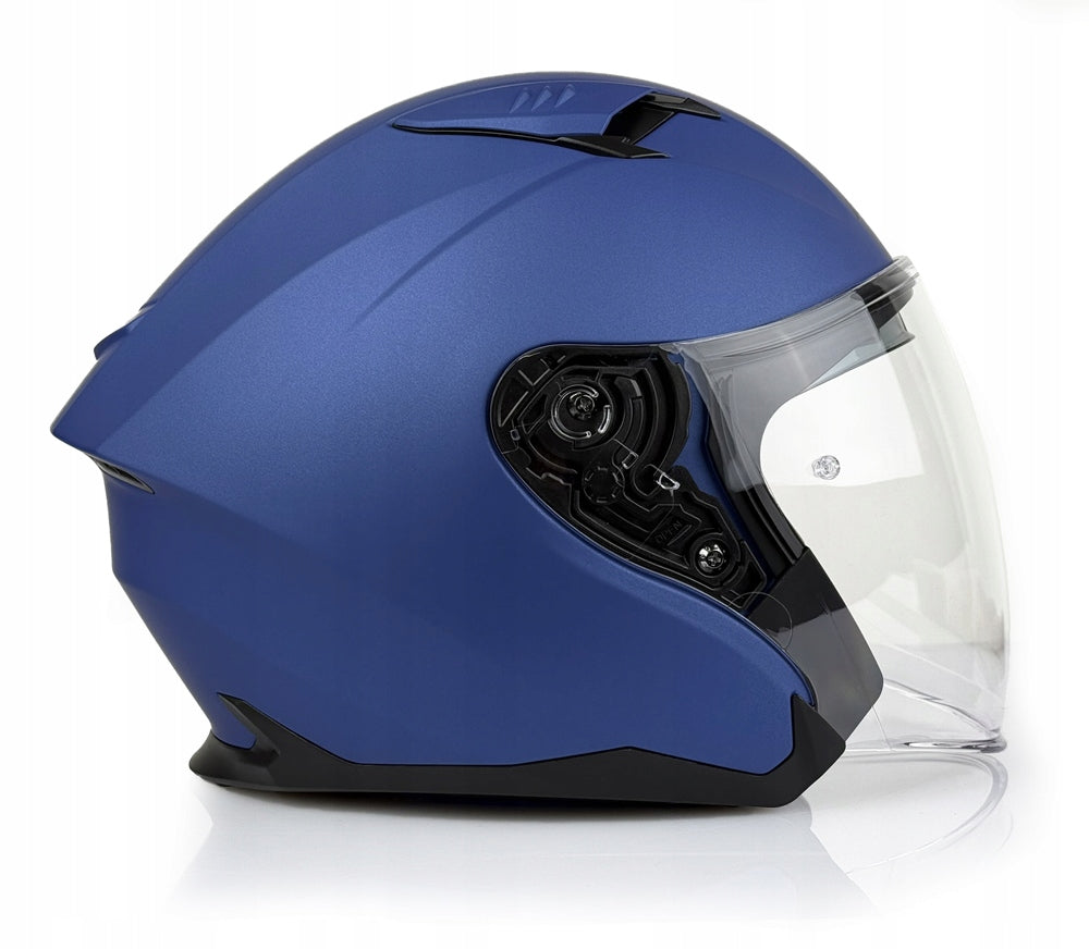 APEX OPEN HELMET JI200 SOLID METALLIC BLUE MATT S Manufacturer no brand