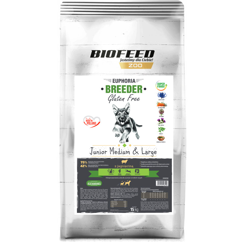 APL Biofeed Breeder Junior Medium & Large Lamb 15kg
