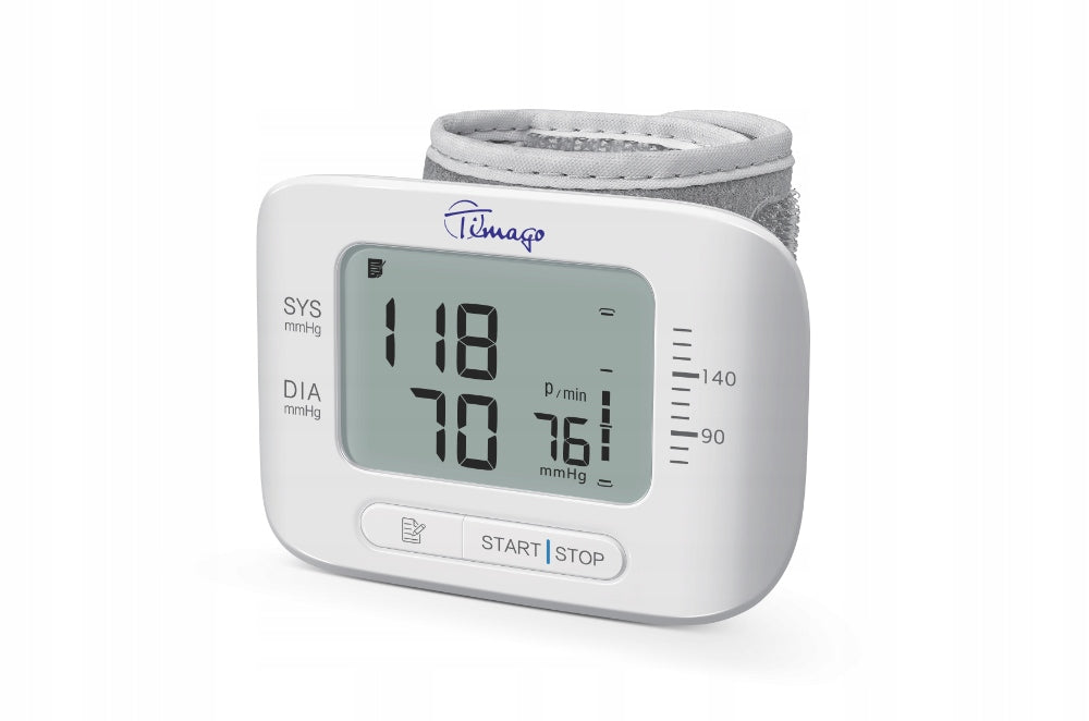 APPARATUS FOR MEASURING BLOOD PRESSURE ON THE WRIST BLOOD PRESSURE MONITOR TIMAGO Medical device yes