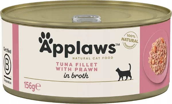 APPLAWS CAT tuna with shrimp for cats 156g