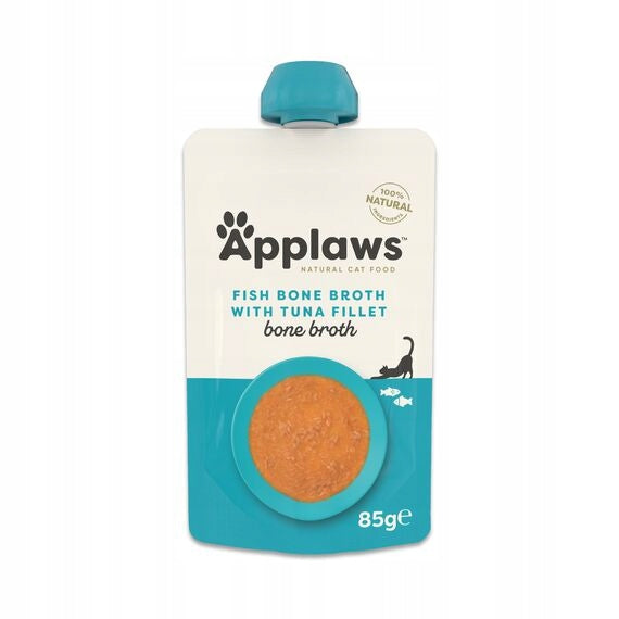 APPLAWS Cat fish bone broth with tuna fillet 85g Product weight 0.085 kg