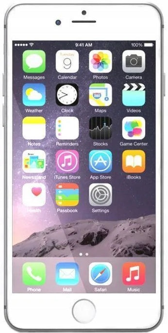 APPLE IPHONE 6 1/64 GB SILVER NEW Headphones included no
