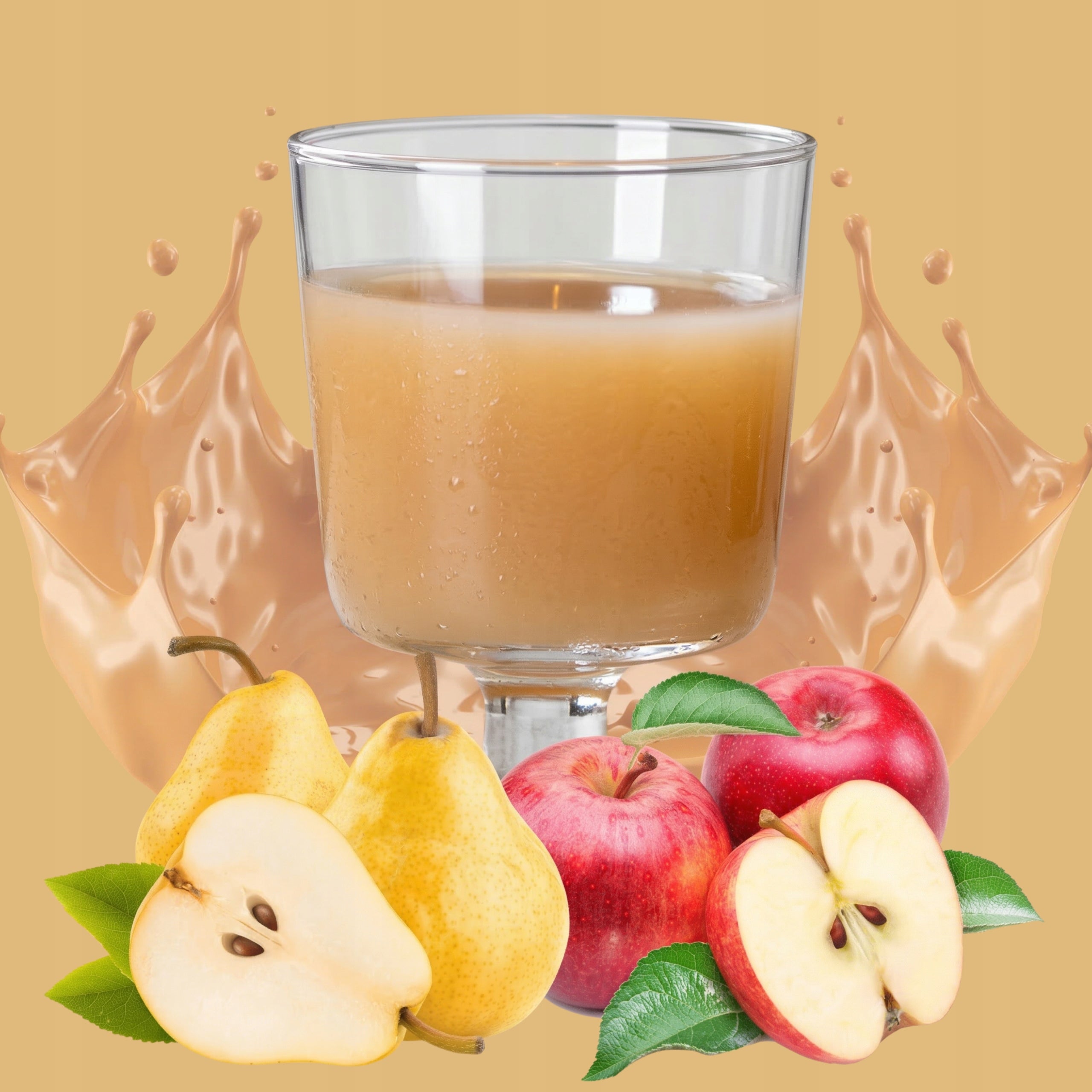 APPLE PEAR JUICE 3L 100% Pressed Natural Taste For Children Without Sugar Packaging status original