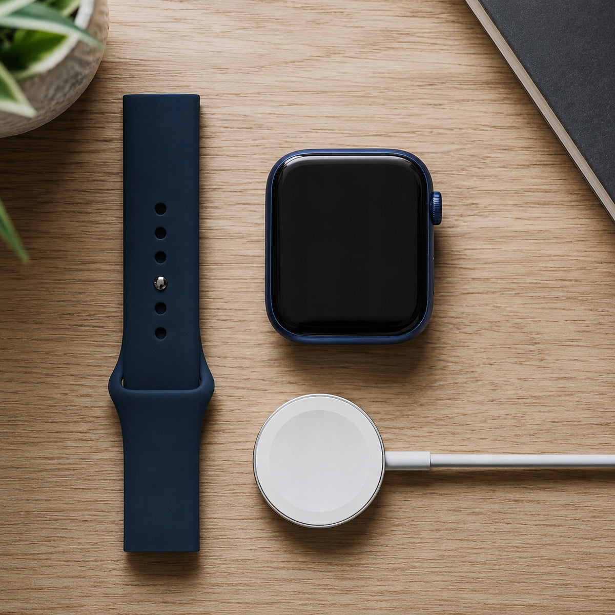 APPLE WATCH 6 Smartwatch Aluminium Case GPS 44mm Blue Retina Brand Apple