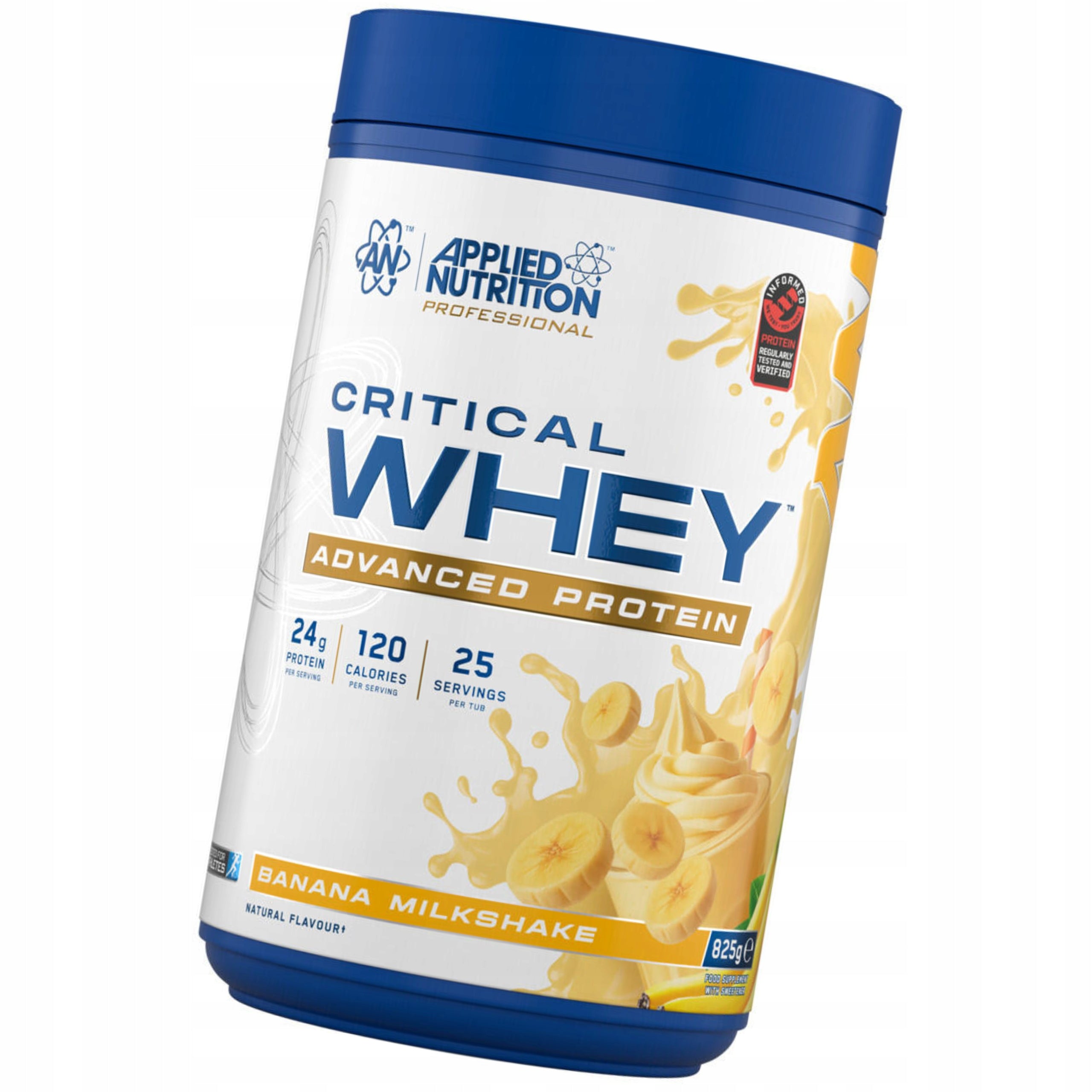 APPLIED NUTRITION CRITICAL WHEY COMPLEX WHEY PROTEIN WPI WPH WPC 825g