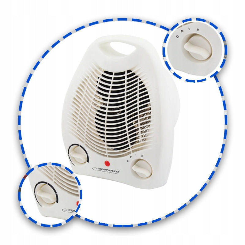 APRON RADIATOR FAN ESPERANZA 2000W Number of power levels 3