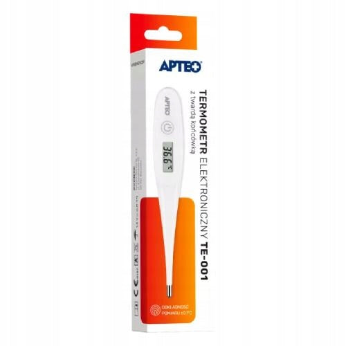 APTEO TE-001 electronic thermometer with hard tip, 1 piece
