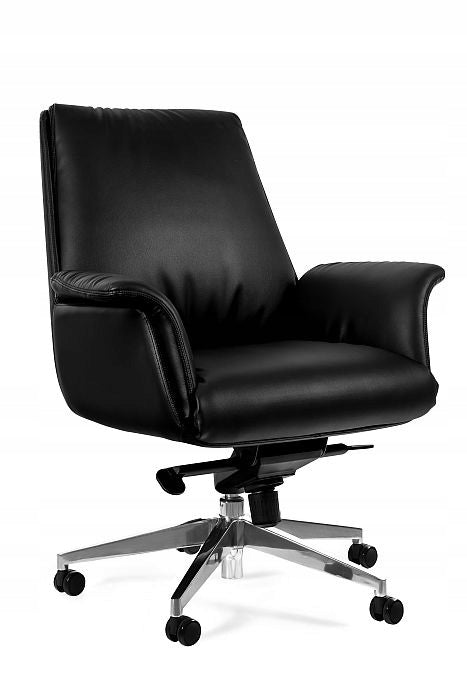 APUS LOW Unique Faux Leather Swivel Chair