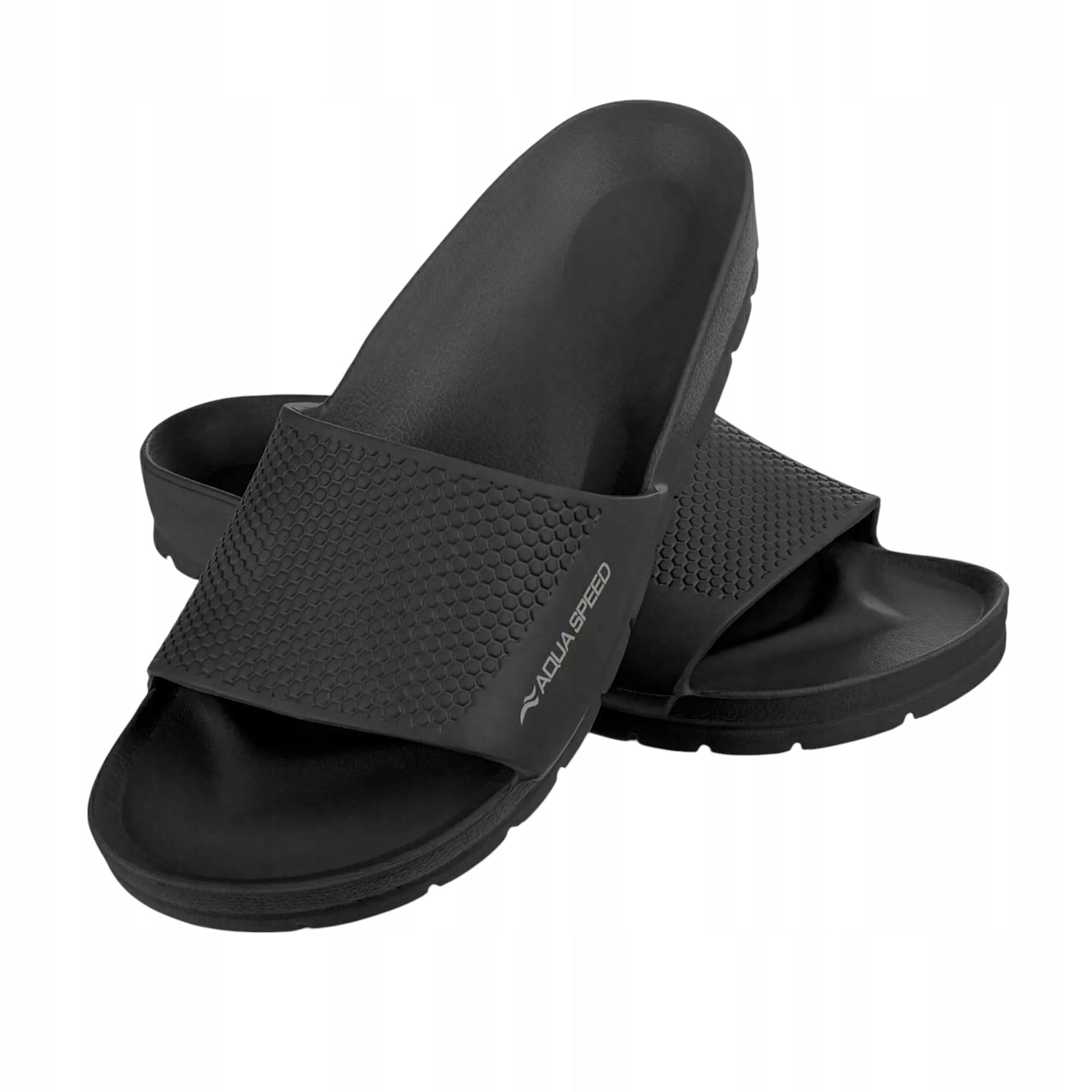 AQUA SPEED MEN'S BEACH POOL FLIP FLOPS FOR GARDEN BLACK r. 43 Color black