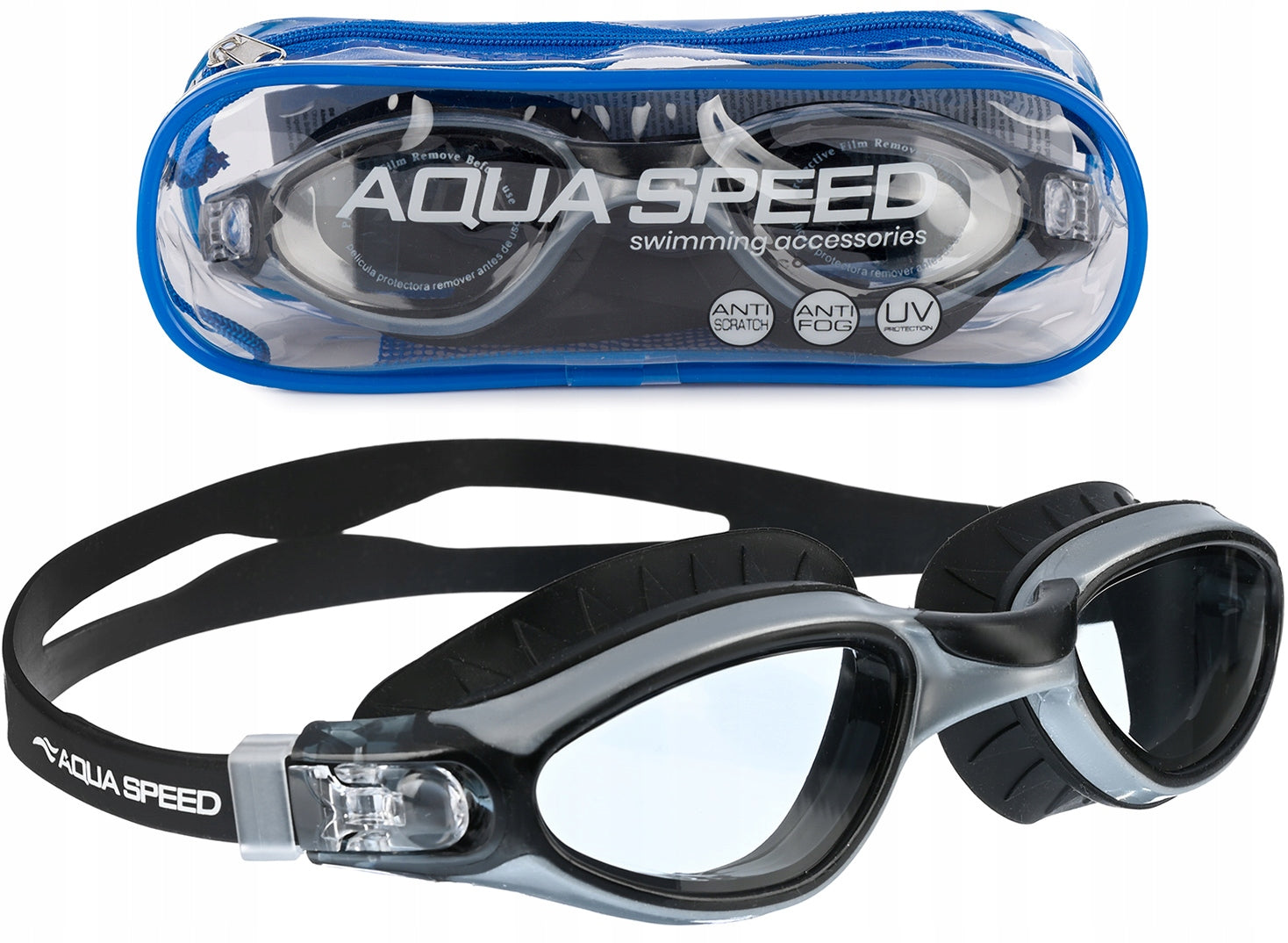 AQUA SPEED SWIMMING GOGGLES ANTI FOG UV 26