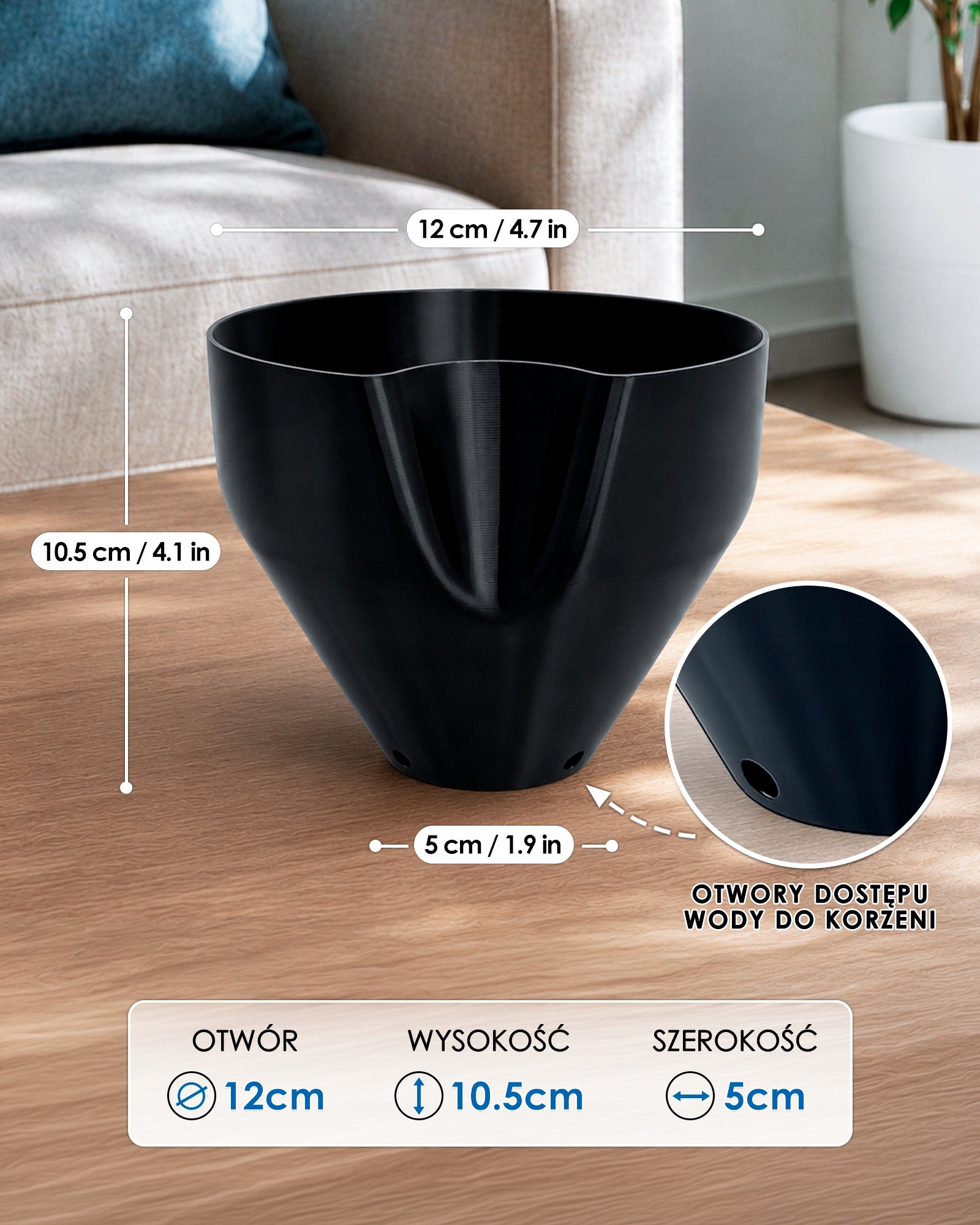 AQUA VENUS Self-Irrigating Pot for House Plants and Flycatchers Brand no brand