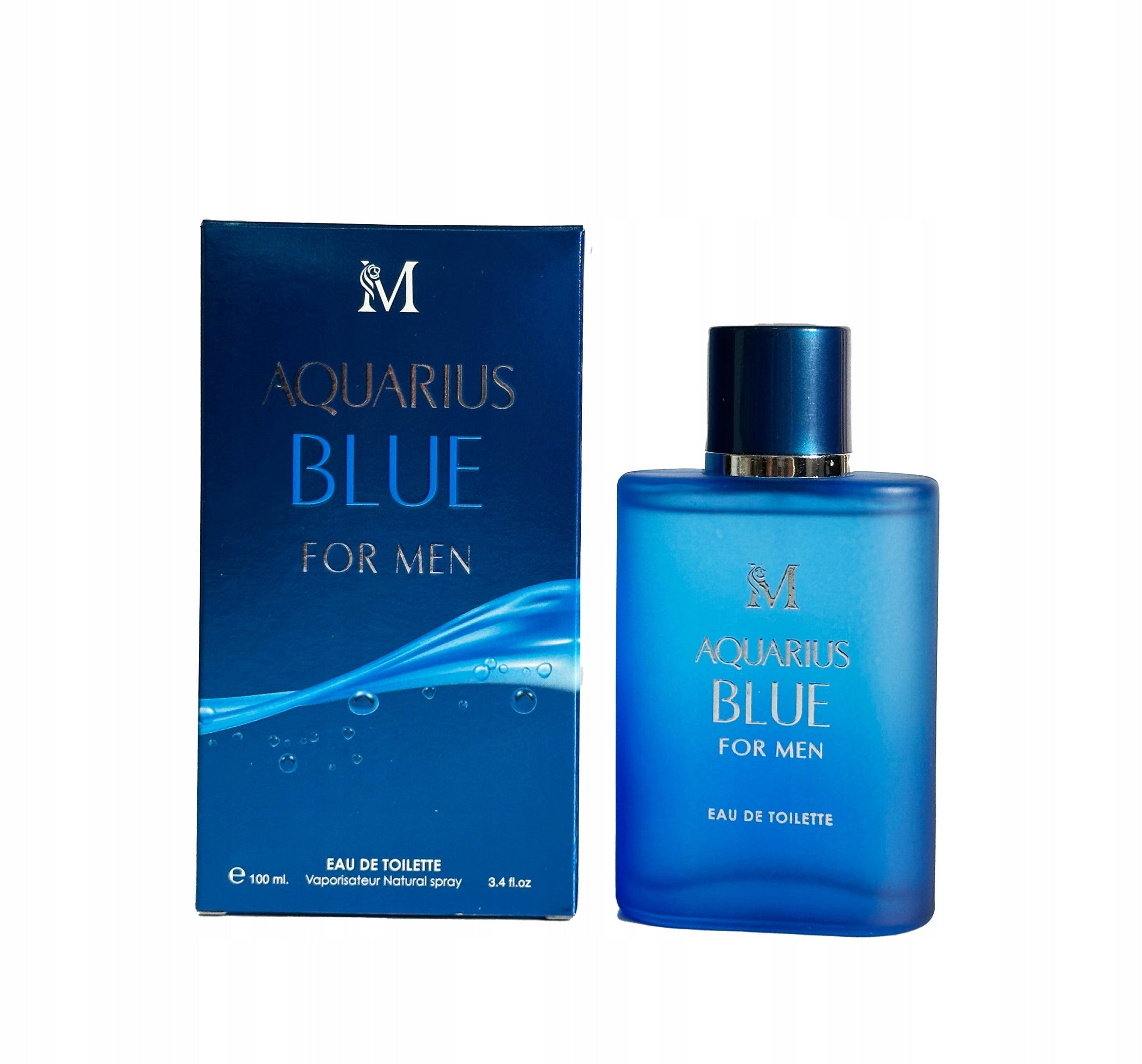 AQUARIUS BLUE FOR MEN – Fresh Men's Eau De Toilette 100ml