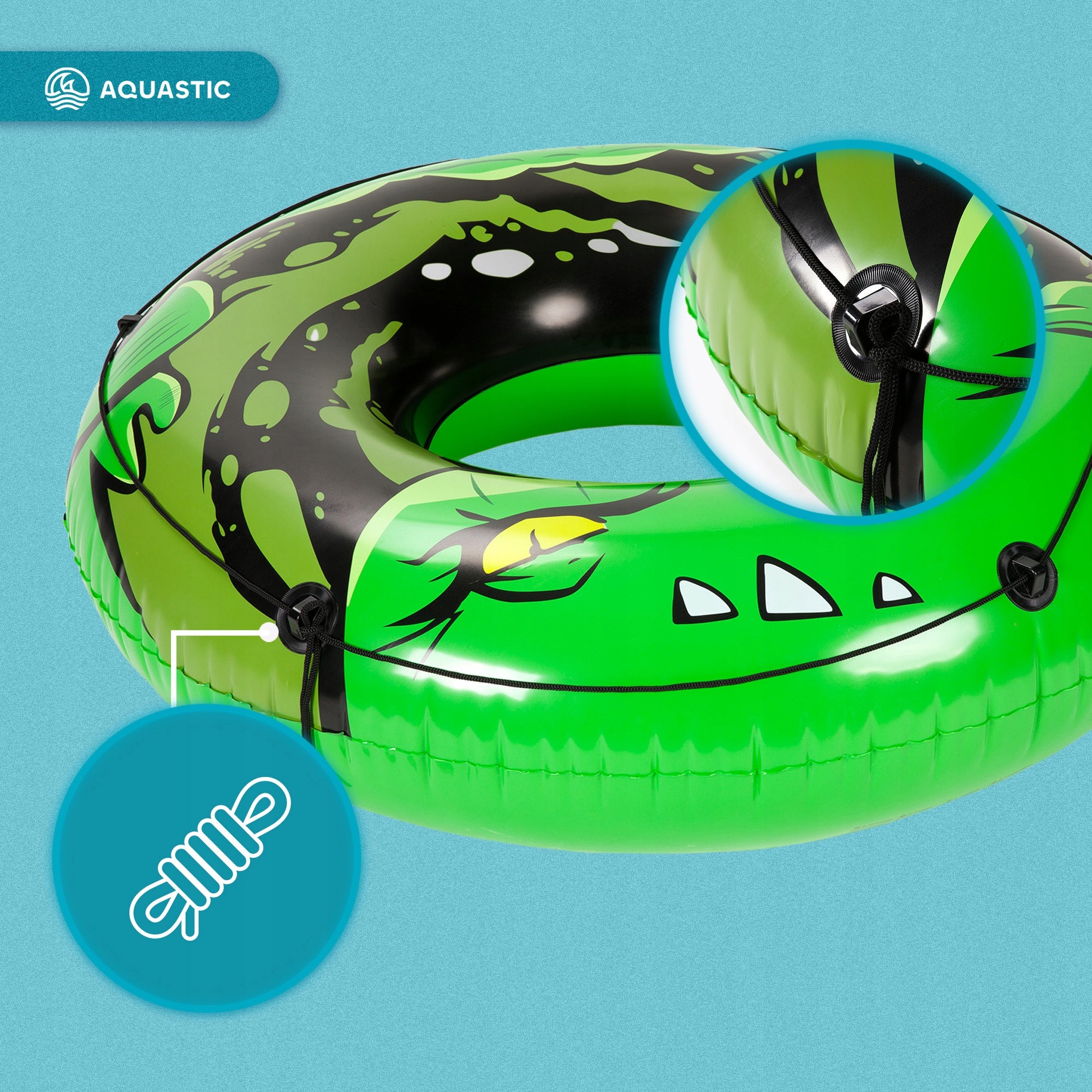 AQUASTIC CIRCLE INFLATABLE CIRCLE FOR SWIMMING CHILDREN TO LEARN TO PLAY Gender not applicable