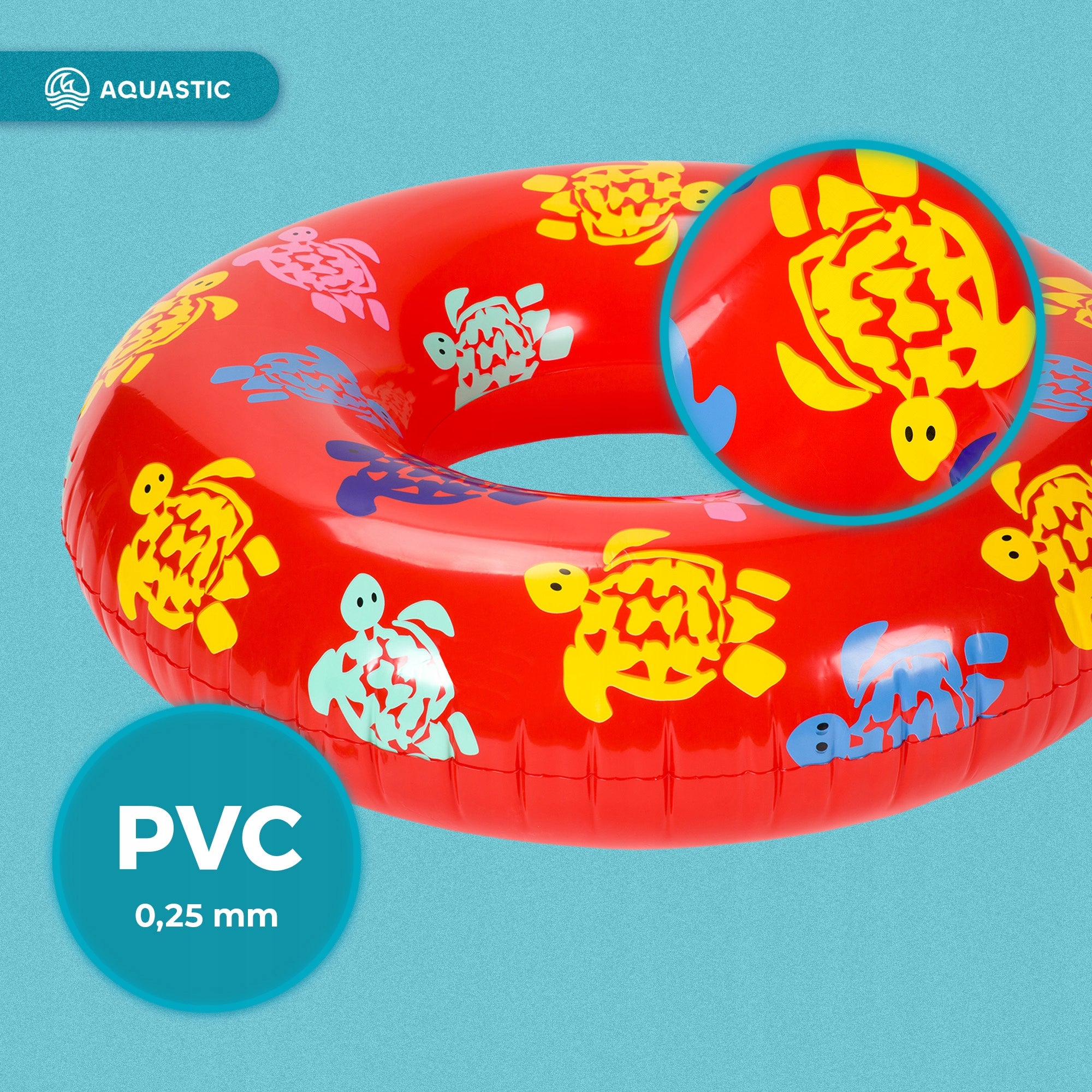 AQUASTIC CIRCLE INFLATABLE WHEEL FOR CHILDREN'S SWIMMING TO PLAY LEARNING EAN (GTIN) 5904823000344