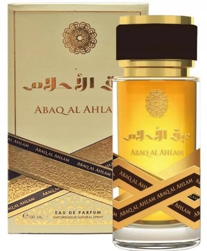 ARABIC PERFUME ABAQ AL AHLAM Men's Eau de Parfum 100 ml EDP Spray AFAQ