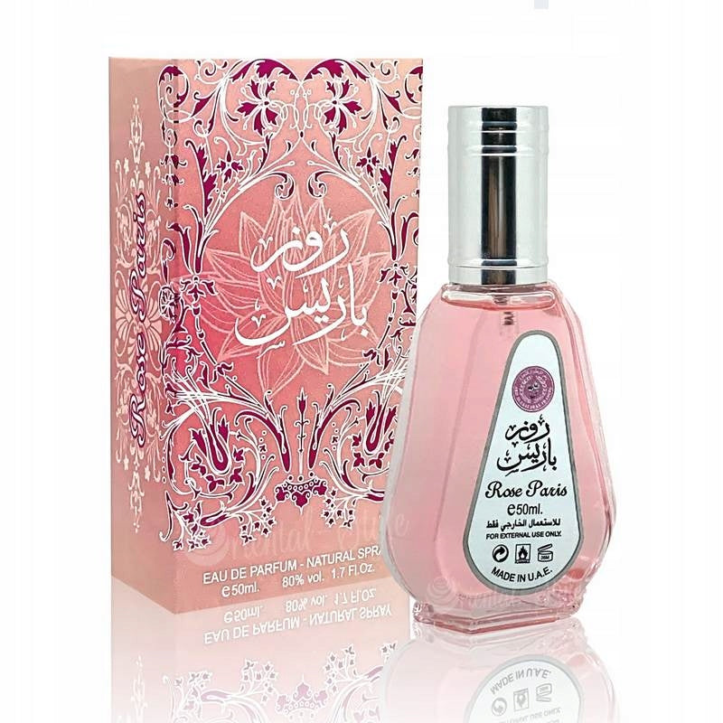 ARABIC PERFUME ARD AL ZAAFARAN ROSE PARIS EDP EAU DE PARFUM 50ML