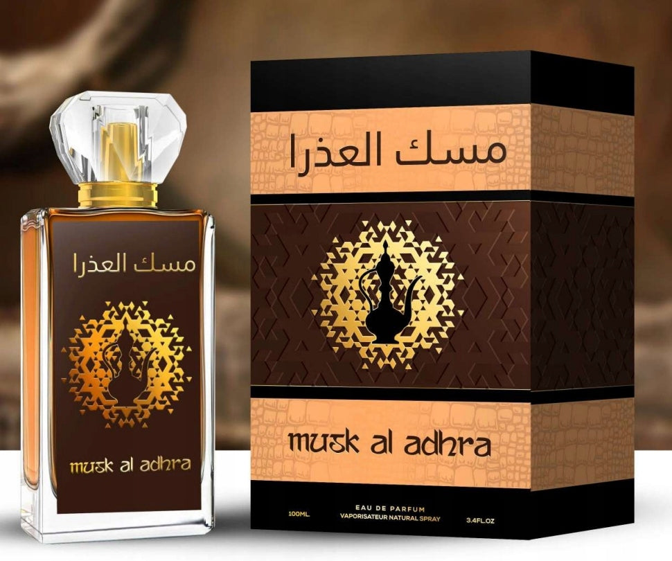 ARABIC PERFUME MUSK AL ADHRA Men's Eau de Parfum 100 ml EDP Spray AFAQ EAN (GTIN) 8904174427781