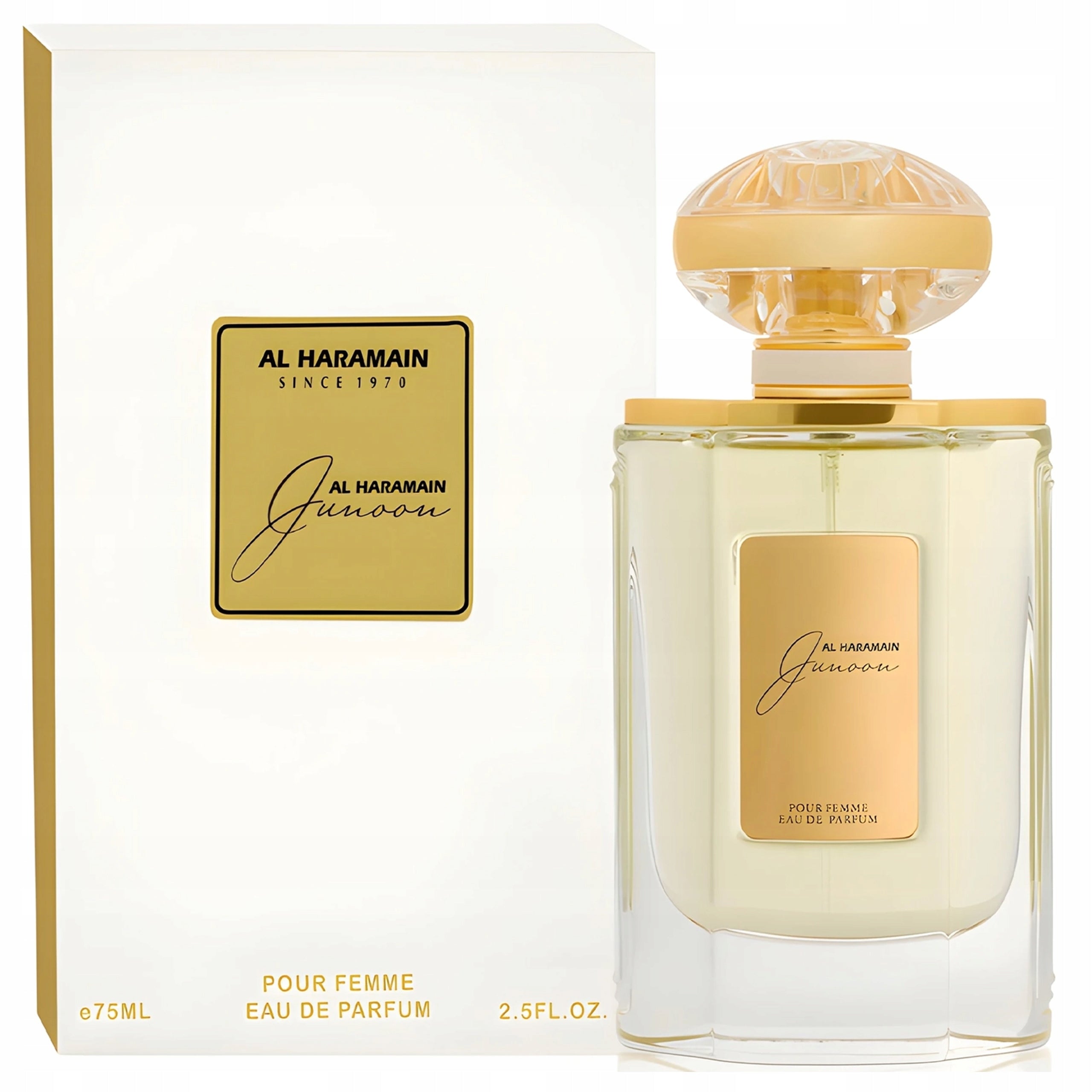 ARABIC PERFUME WOMEN ORIGINAL AL HARAMAIN JUNOON PERMANENT ENVELOPING