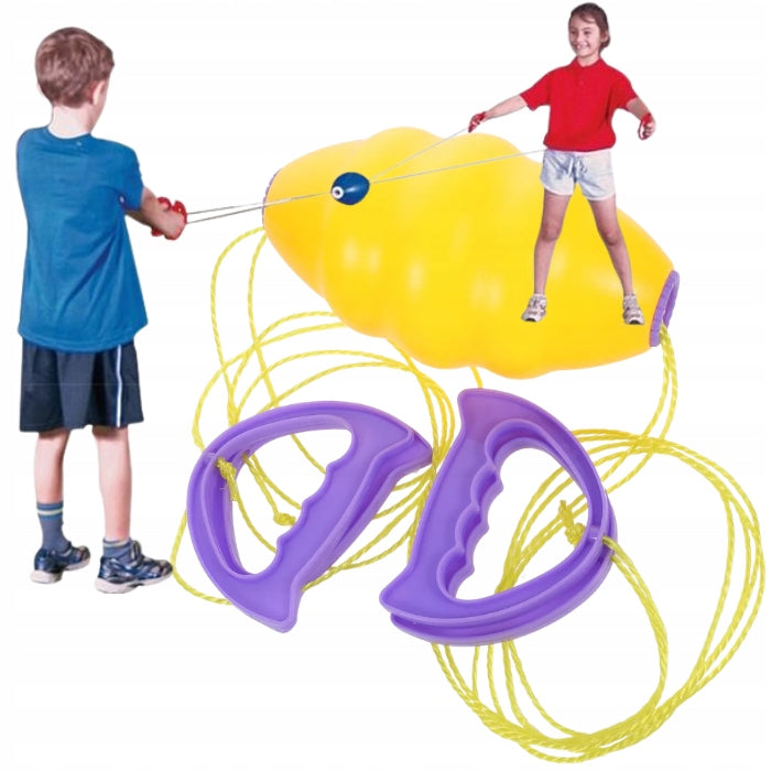 ARCADE GAME FLYING BALL ON STRING FOR DRAGGING ZOOM BALL Kid's age 3+ years