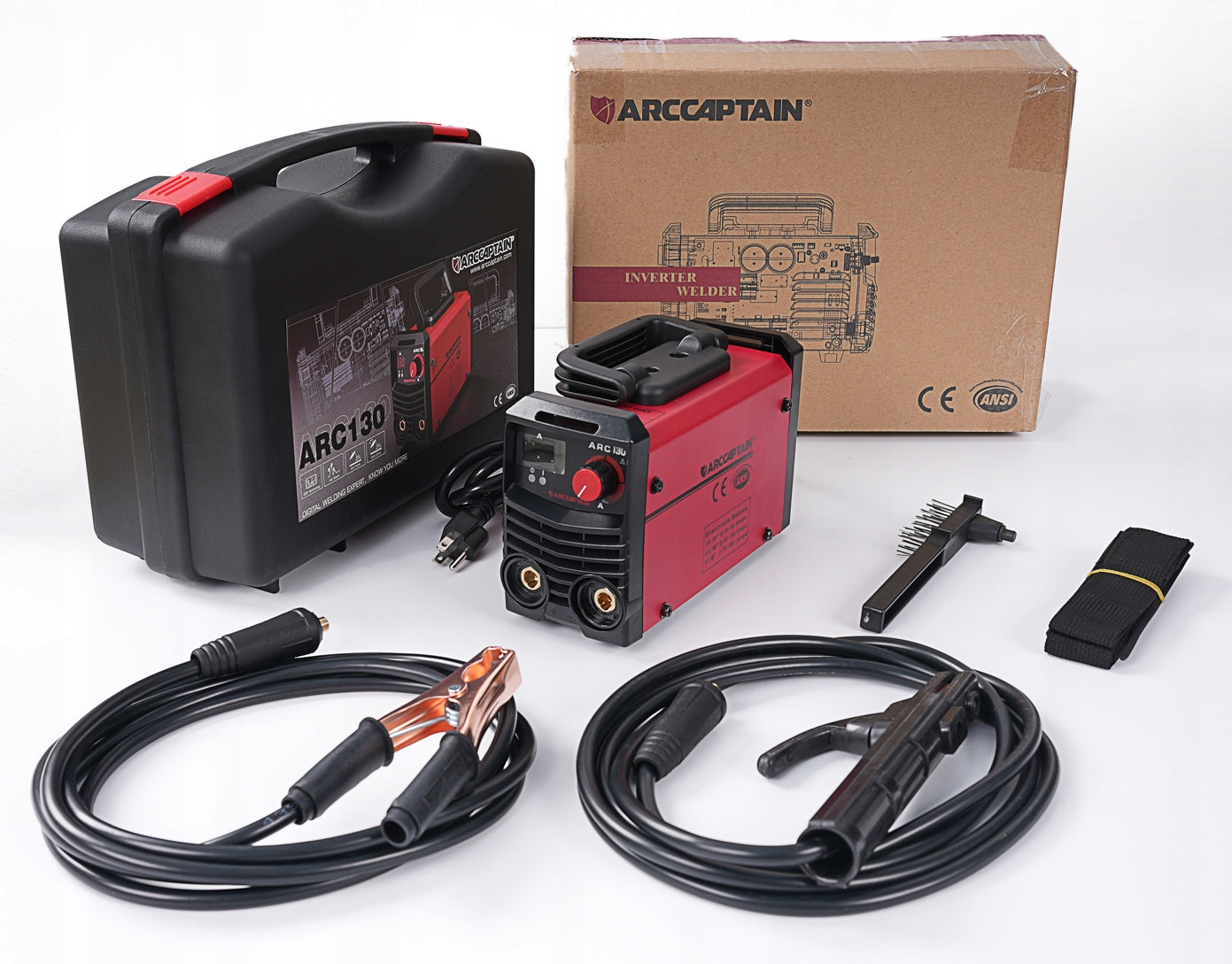 ARCCAPTAIN ARC140 MMA Inverter Welder 140A IGBT 230V Hot Start Anti Stick Packaging status original