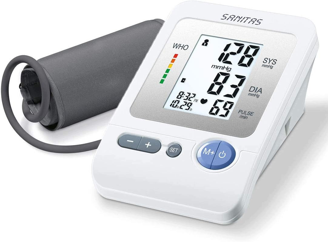 ARM BLOOD PRESSURE MONITOR SANITAS SBM 21 AUTOMATIC ARRHYTHMIA MEASUREMENT