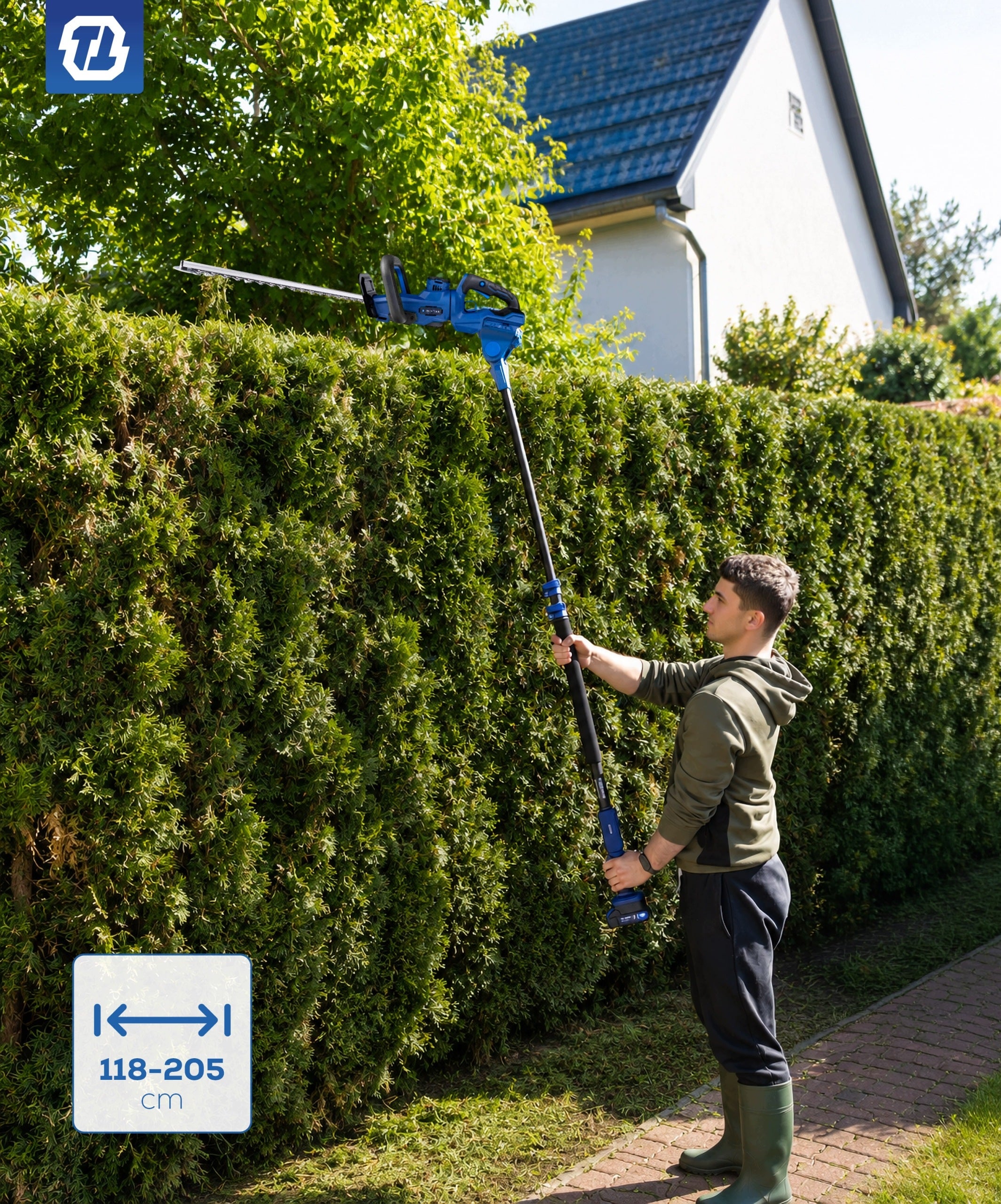 ARM BOOM TELESCOPIC EXTENSION FOR CORDLESS SAW 118-205 CM Packaging status original