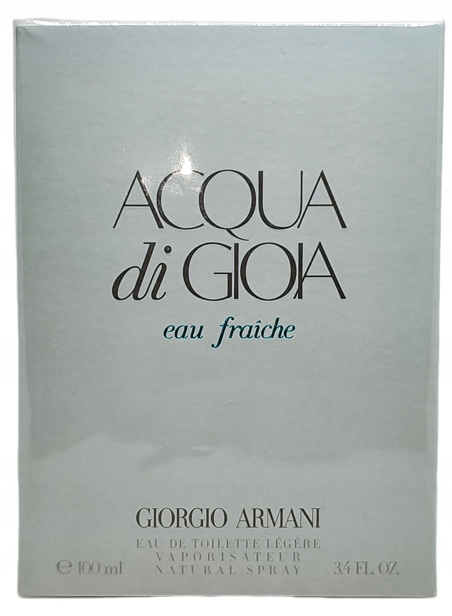 ARMANI ACQUA DI GIO EUA FRAICHE EDT/S 100ML