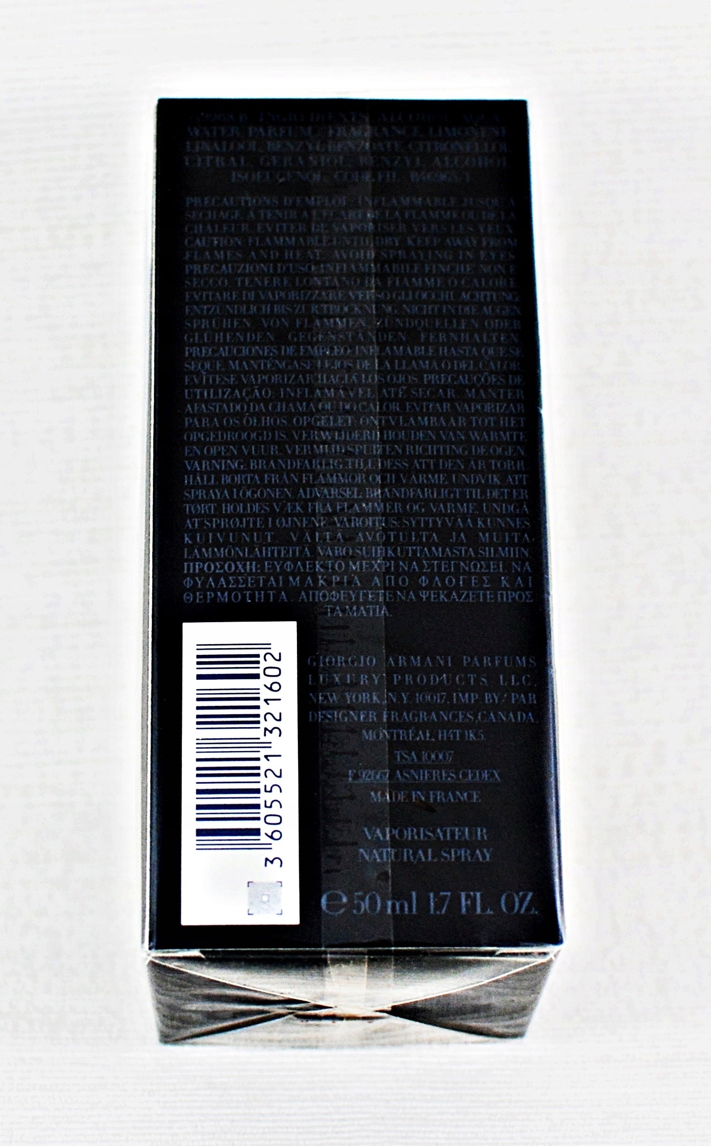 ARMANI CODE SPORT 50 ML EAU DE TOILETTE UNIQUE Manufacturer code 3605521321602