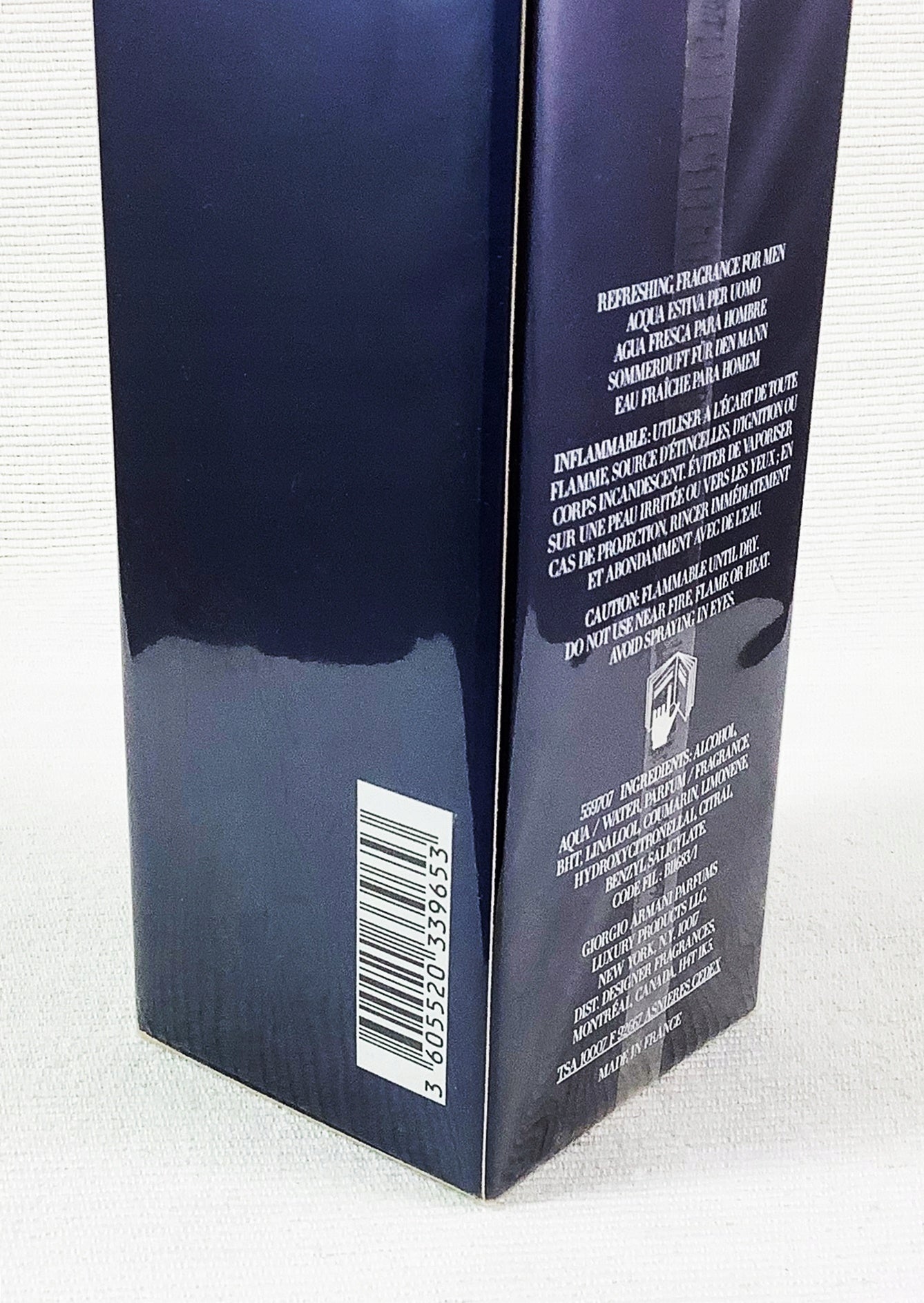 ARMANI MANIA SUMMER POUR HOMME 75 ML EAU FRAICHE UNIQUE Manufacturer code 02340A