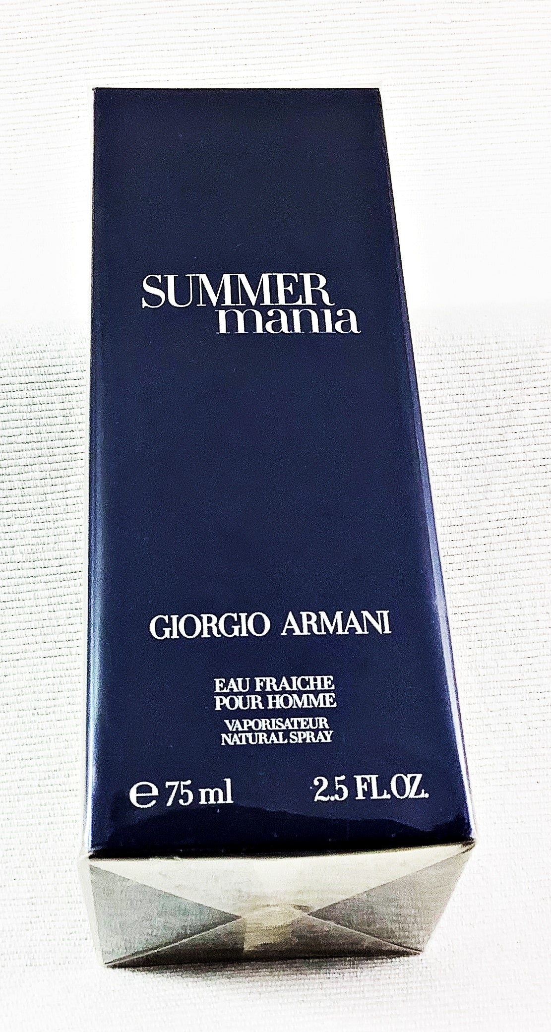 ARMANI MANIA SUMMER POUR HOMME 75 ML EAU FRAICHE UNIQUE Packaging status original