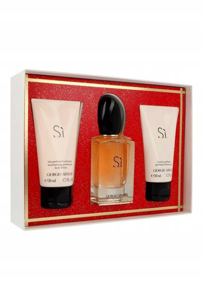 ARMANI si edp 50ml + body lotion 50ml + shower gel 50ml set